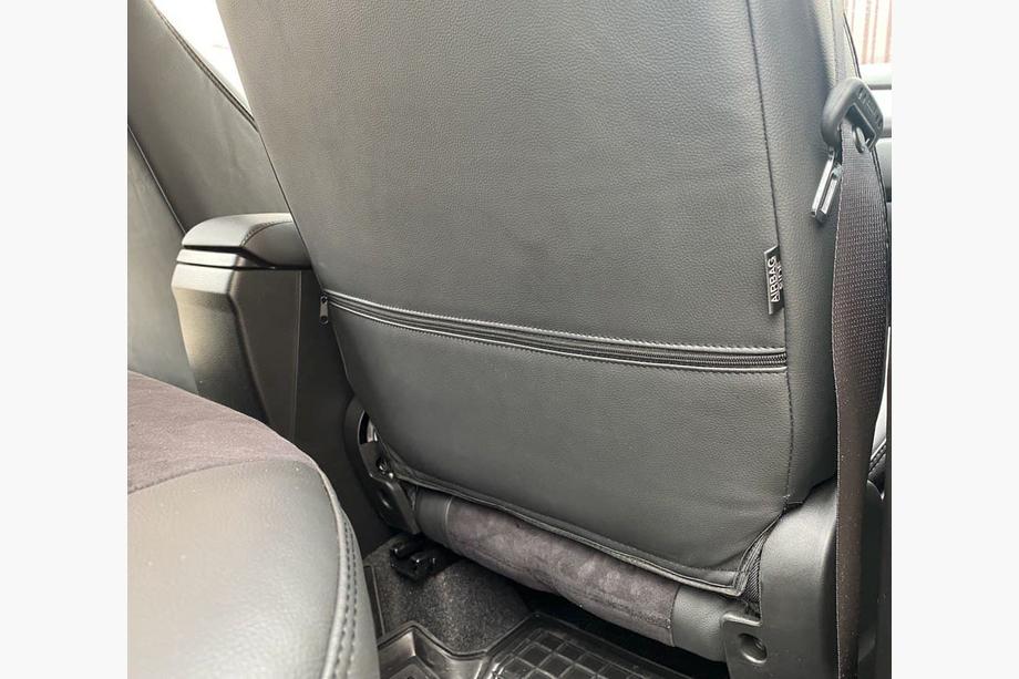 Suzuki Vitara 2015- Car seat covers eco-leather+fabric+alcantara Antara A001 (full interior) Image
