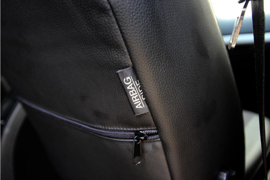 Skoda Octavia II A5 2006-2010 Car seat covers eco-leather+fabric+alcantara Antara A001 (full interior) Photo 2