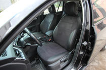 Skoda Octavia III A7 2013-2019 Car seat covers eco-leather+fabric+alcantara Antara A001 (full interior) photo 4