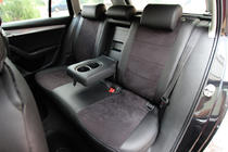 Skoda Octavia III A7 2013-2019 Car seat covers eco-leather+fabric+alcantara Antara A001 (full interior) photo 3