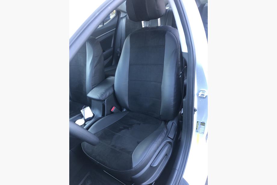 Hyundai Elantra (AD) 2015-2020 Car seat covers eco-leather+fabric+alcantara Antara A001 (full interior) Photo 1