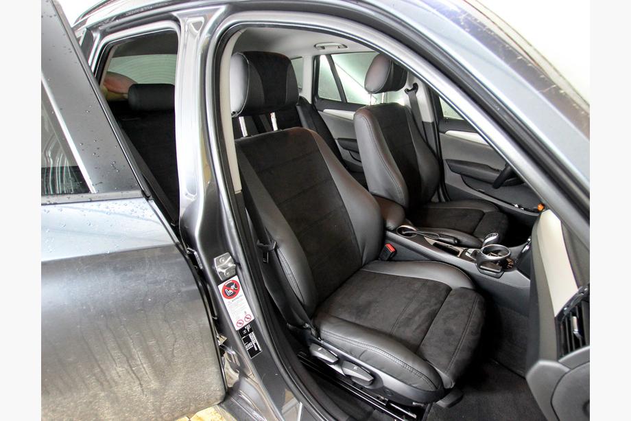 BMW X1 E84 2009-2015 Car seat covers eco-leather+fabric+alcantara Antara A001 (full interior) Photo 3