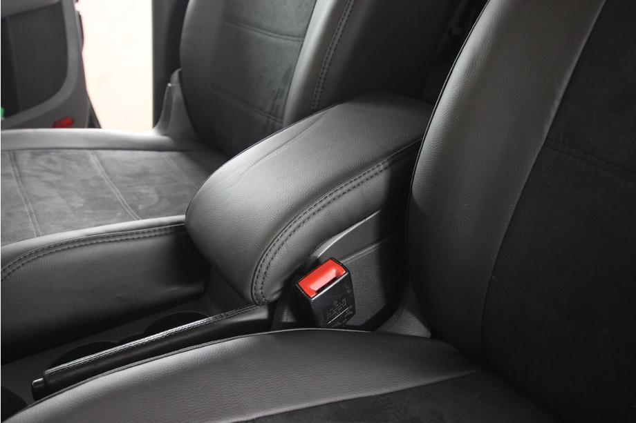 Volkswagen Touran 2003-2010 Car seat covers eco-leather+fabric+alcantara Antara A001 (full interior) Photo 9
