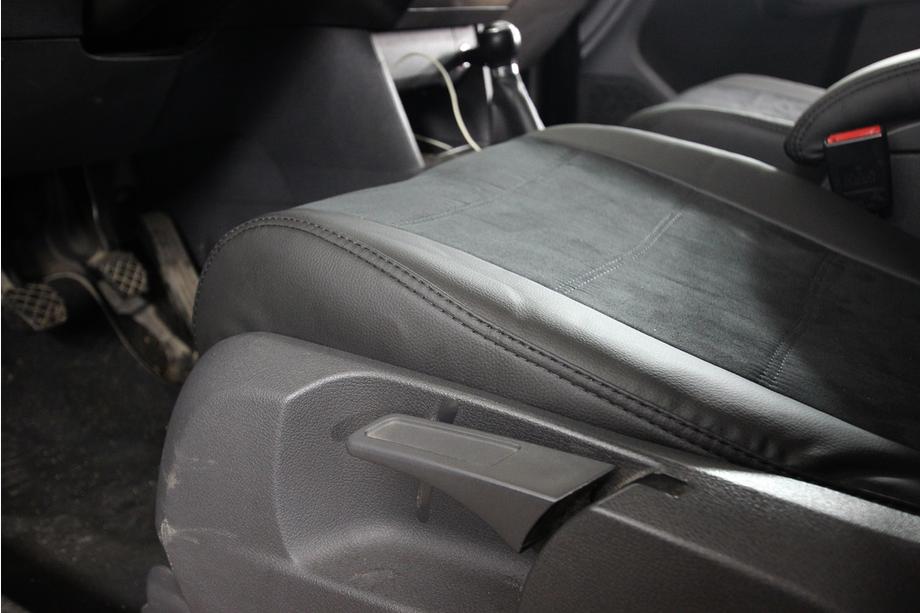 Volkswagen Touran 2003-2010 Car seat covers eco-leather+fabric+alcantara Antara A001 (full interior) Photo 12