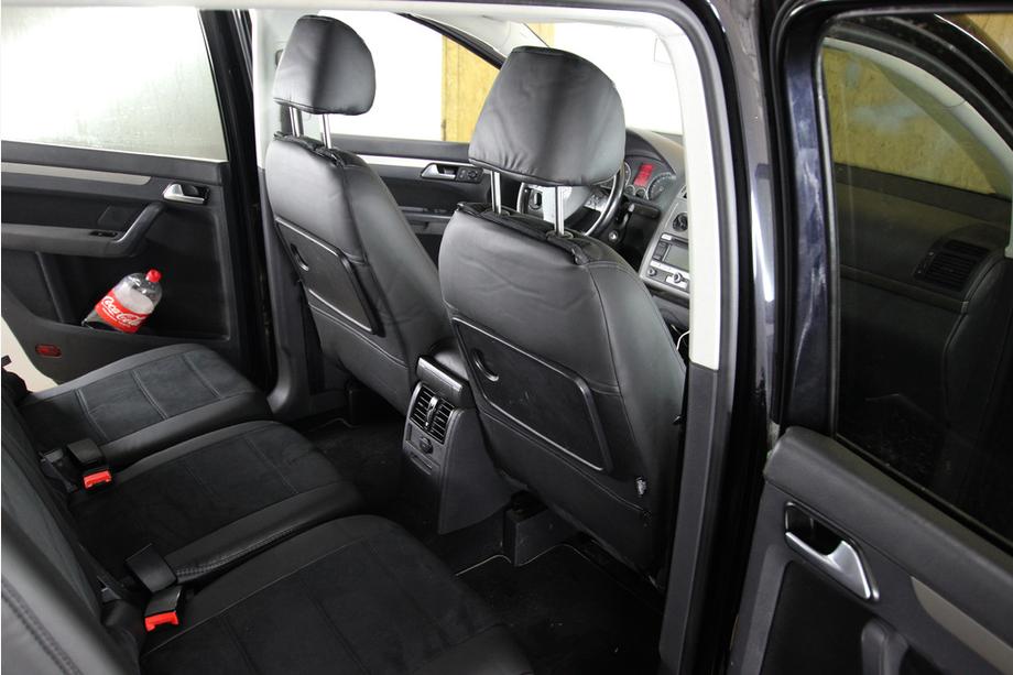 Volkswagen Touran 2003-2010 Car seat covers eco-leather+fabric+alcantara Antara A001 (full interior) Photo 14