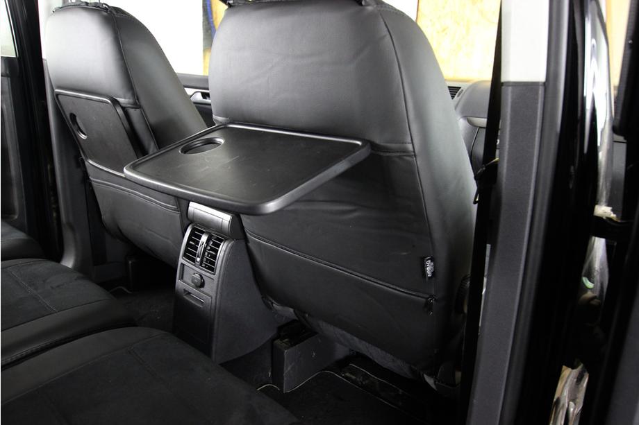 Volkswagen Touran 2003-2010 Car seat covers eco-leather+fabric+alcantara Antara A001 (full interior) Photo 15