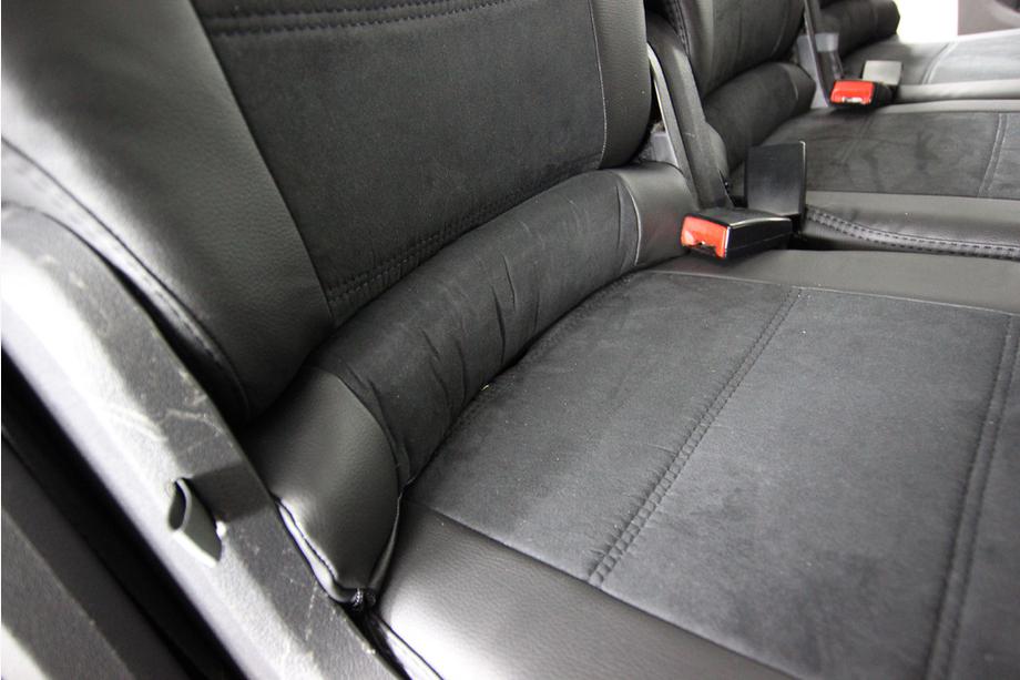 Volkswagen Touran 2003-2010 Car seat covers eco-leather+fabric+alcantara Antara A001 (full interior) Photo 4