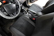 Renault Megane III 2009-2016 Car seat covers eco-leather+fabric+alcantara Antara A001 (full interior) photo 5