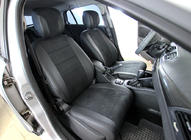 Renault Megane III 2009-2016 Car seat covers eco-leather+fabric+alcantara Antara A001 (full interior) photo 1