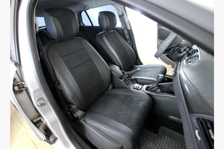Renault Megane III 2009-2016 Car seat covers eco-leather+fabric+alcantara Antara A001 (full interior) Image