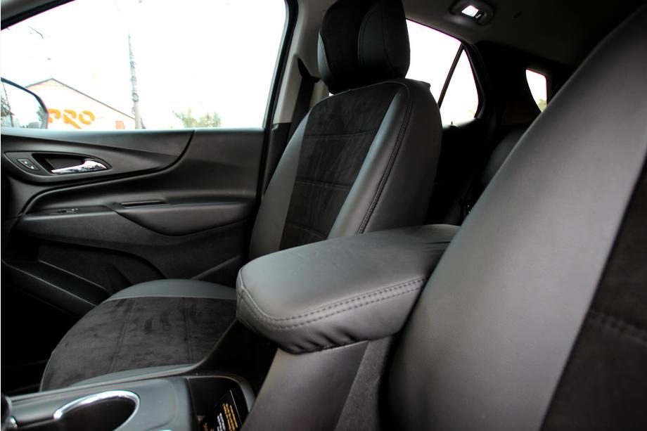 Chevrolet Equinox 2018-2025 Car seat covers eco-leather+fabric+alcantara Antara A001 (full interior) Photo 4