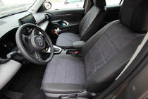 Toyota Yaris/Yaris Cross (XP210) 2020- Car seat covers eco-leather+fabric+alcantara Antara A001 (full interior) photo 6