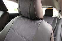 Toyota Yaris/Yaris Cross (XP210) 2020- Car seat covers eco-leather+fabric+alcantara Antara A001 (full interior) photo 7