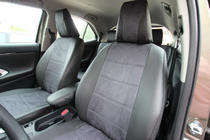Toyota Yaris/Yaris Cross (XP210) 2020- Car seat covers eco-leather+fabric+alcantara Antara A001 (full interior) photo 12