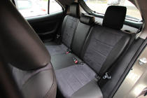 Toyota Yaris/Yaris Cross (XP210) 2020- Car seat covers eco-leather+fabric+alcantara Antara A001 (full interior) photo 5