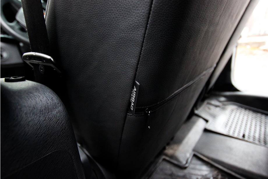 Mercedes Citan 2013-2021 Car seat covers eco-leather+fabric+alcantara Antara A001 (full interior) Photo 2