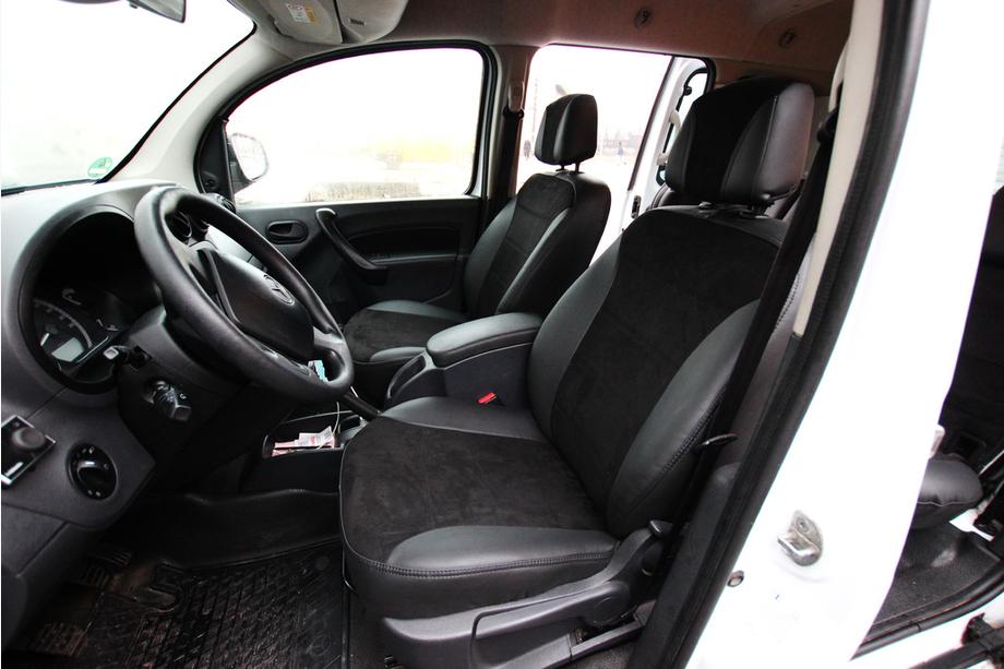Mercedes Citan 2013-2021 Car seat covers eco-leather+fabric+alcantara Antara A001 (full interior) Photo 6