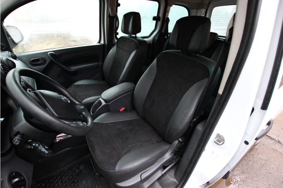 Mercedes Citan 2013-2021 Car seat covers eco-leather+fabric+alcantara Antara A001 (full interior) Photo 7