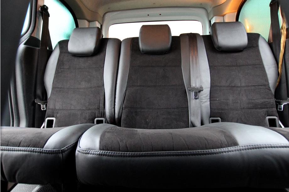 Mercedes Citan 2013-2021 Car seat covers eco-leather+fabric+alcantara Antara A001 (full interior) Photo 4