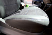 Volkswagen Caddy 2010-2015 Car Seat Covers Eco Leather+Fabric+Alcantara Antara A001b (Full Set) photo 13