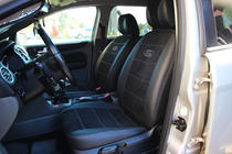 Ford Focus III 2011-2017 Car seat covers eco-leather+fabric+Alcantara Antara A001g (full interior) photo 13