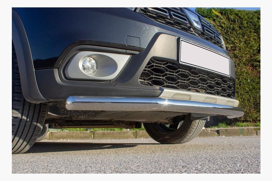 Dacia Sandero 2013-2020 Front Bar Texas (60mm, Stainless Steel) Image