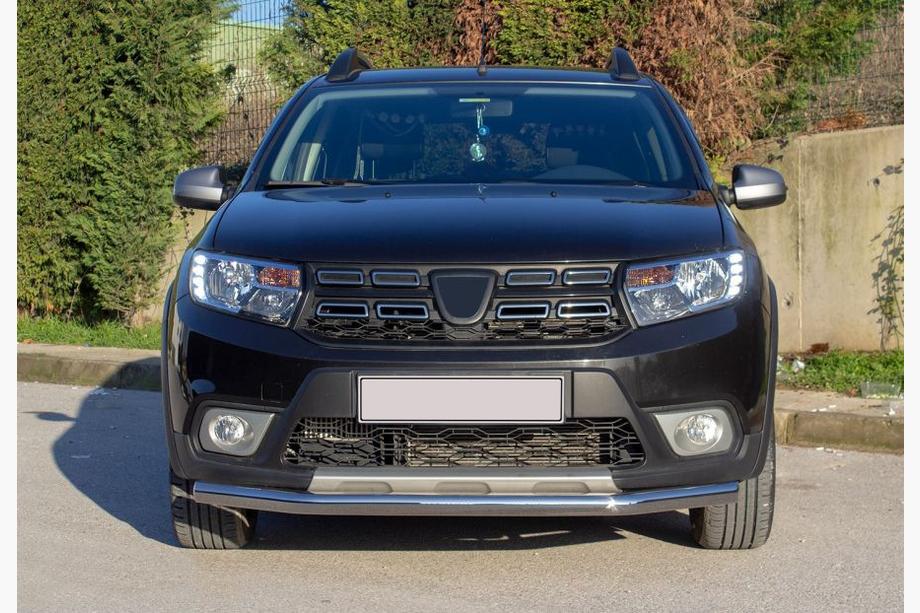 Renault Sandero 2013-2022 Front Bar Texas (60mm, Stainless Steel) Image