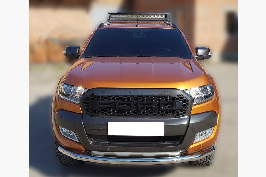 Ford Ranger 2011–2022 Front bumper guard Texas for 2015+ (76mm, stainless steel) Image