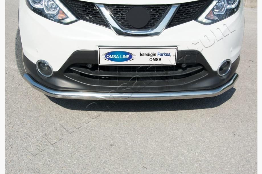 Nissan Qashqai 2014-2021 Front bar Texas for 2014-2017 (60mm, stainless steel) Image
