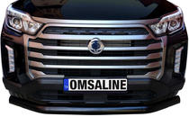 SsangYong Musso II 2018– Front bumper guard Texas (76mm, black) photo 3