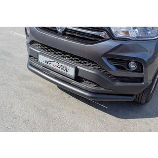 Front bumper guard Texas (76mm, black) photo 1