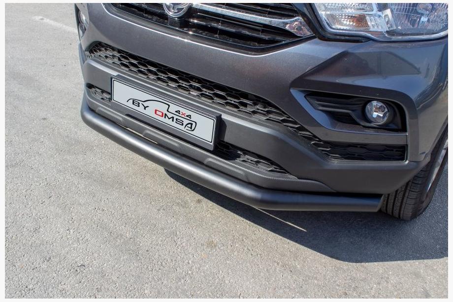 SsangYong Musso II 2018– Front bumper guard Texas (76mm, black) Image