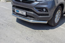 SsangYong Musso II 2018– Front Bar Texas (76mm, Stainless Steel) photo 1