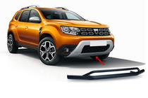 Dacia Duster 2018-2024 Front bumper guard Vegas (60/42mm, black) photo 2