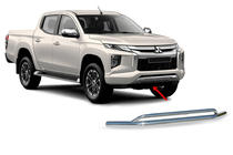 Mitsubishi L200 2015-2024 Front Double Bar Vegas 2019+ (Stainless Steel, 76mm) photo 1