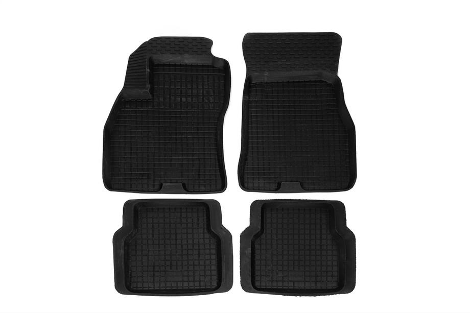 Fiat Doblo II 2010-2022 Rubber floor mats with edge (4 pcs, Polytep) Photo 2