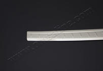 Audi A3 2012-2020 Rear Bumper Protector OmsaLine Stainless Steel photo 2
