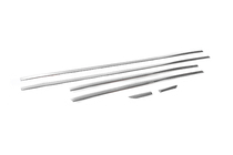 Audi A6 C7 2011-2017 Chrome Door Moldings (6 pcs) photo 4