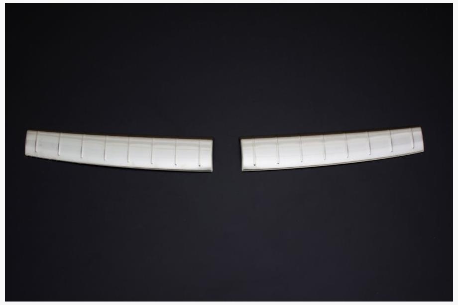 Audi Q2 2016- Rear bumper sill cover OmsaLine stainless steel Image