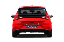 Hyundai I-20 2020- Chrome trim above license plate OmsaLine (stainless steel) photo 1