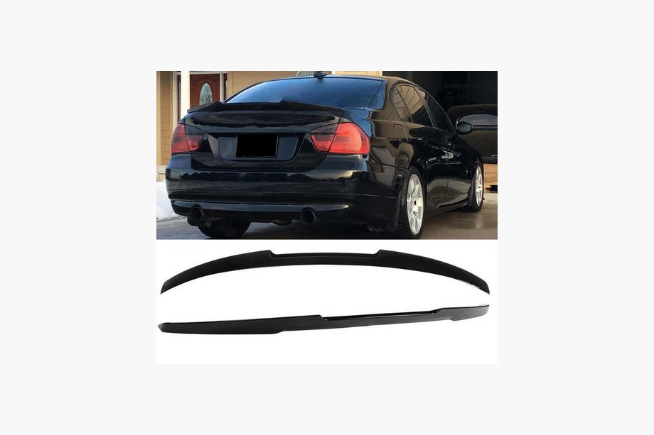 BMW 3 Series E90/E91 2005-2011 Meliset M4-Style Spoiler (for E90, primed for painting) Image