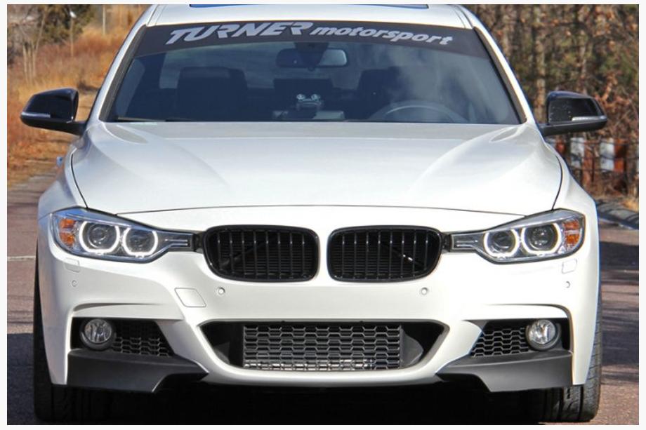 BMW 3 Series F30/F31 2012-2019 Front Bumper Lip Flap (black) Image