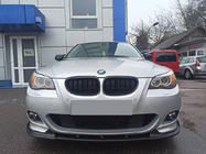 BMW 5 Series E60/E61 2003-2010 Front bumper lip OmsaLine Flap (black) photo 1