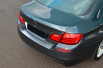 BMW 5 Series F10/F11 2010–2016 Rear bumper protector OmsaLine (SD, stainless steel) photo 6