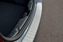 BMW 5 Series F10/F11 2010–2016 Rear bumper protector OmsaLine (SD, stainless steel) photo 4