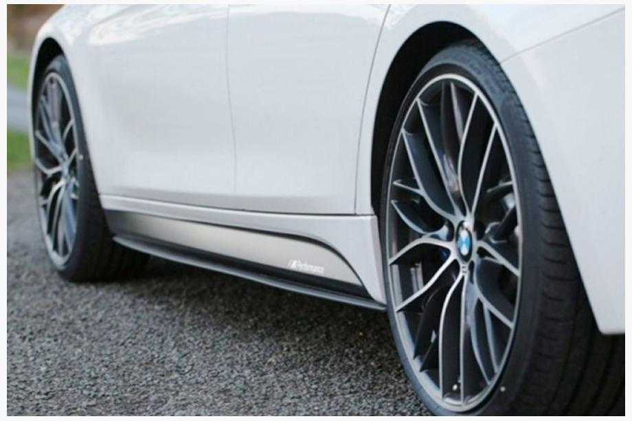 BMW 5 Series F10/F11 2010–2016 Side Skirts OmsaLine (black) Image