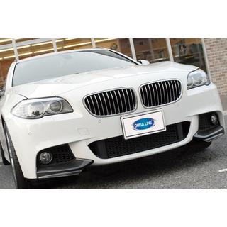 Front Bumper Lip DPT Flap (for M-Performance, Gloss Black) BMW 5 Series F10/F11 2010–2016 photo 2