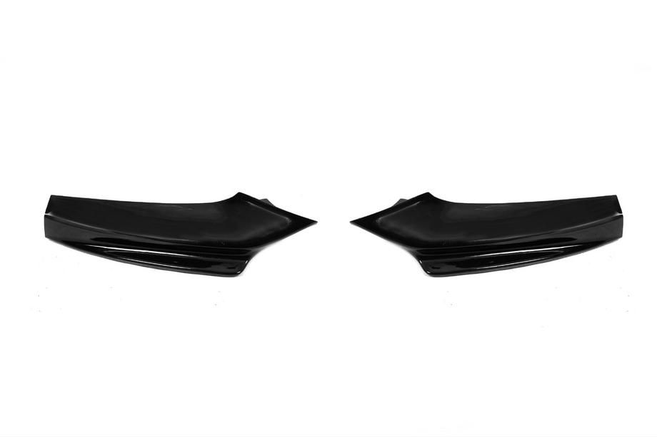 BMW 5 Series F10/F11 2010–2016 Front Bumper Lip DPT Flap (for M-Performance, Gloss Black) Photo 4