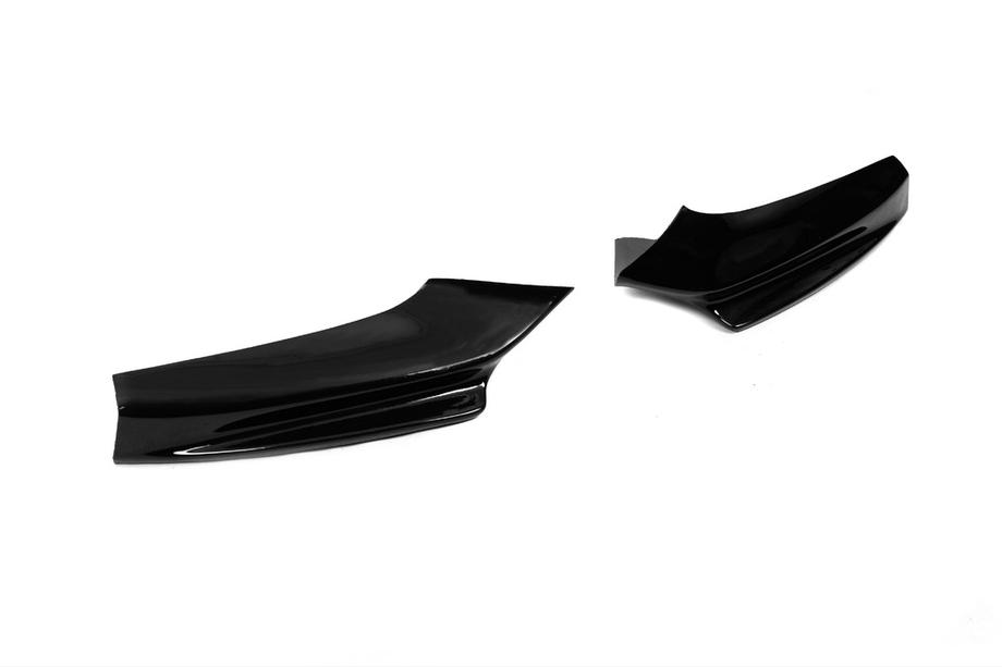 BMW 5 Series F10/F11 2010–2016 Front Bumper Lip DPT Flap (for M-Performance, Gloss Black) Photo 11