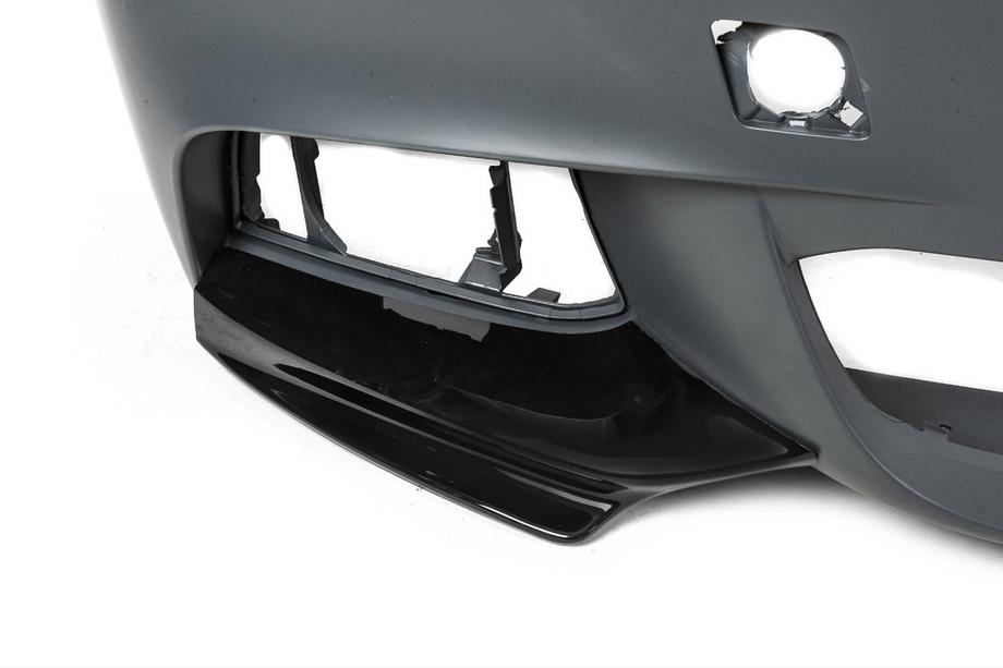 BMW 5 Series F10/F11 2010–2016 Front Bumper Lip DPT Flap (for M-Performance, Gloss Black) Photo 15
